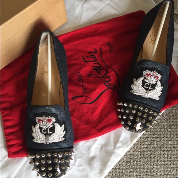 Christian Louboutin Shoes - Christian Louboutin Intern Flats -Denim